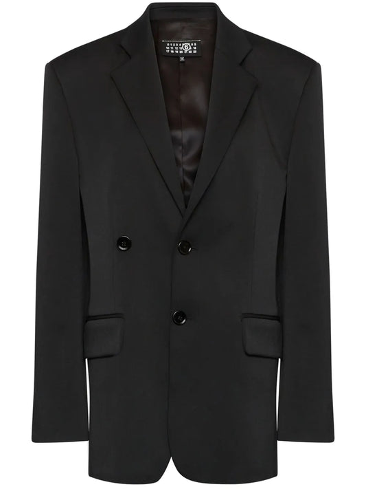 Notched-Lapel Blazer