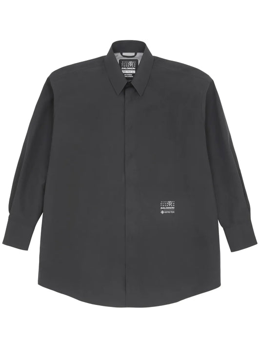 Numeric-Print Shirt