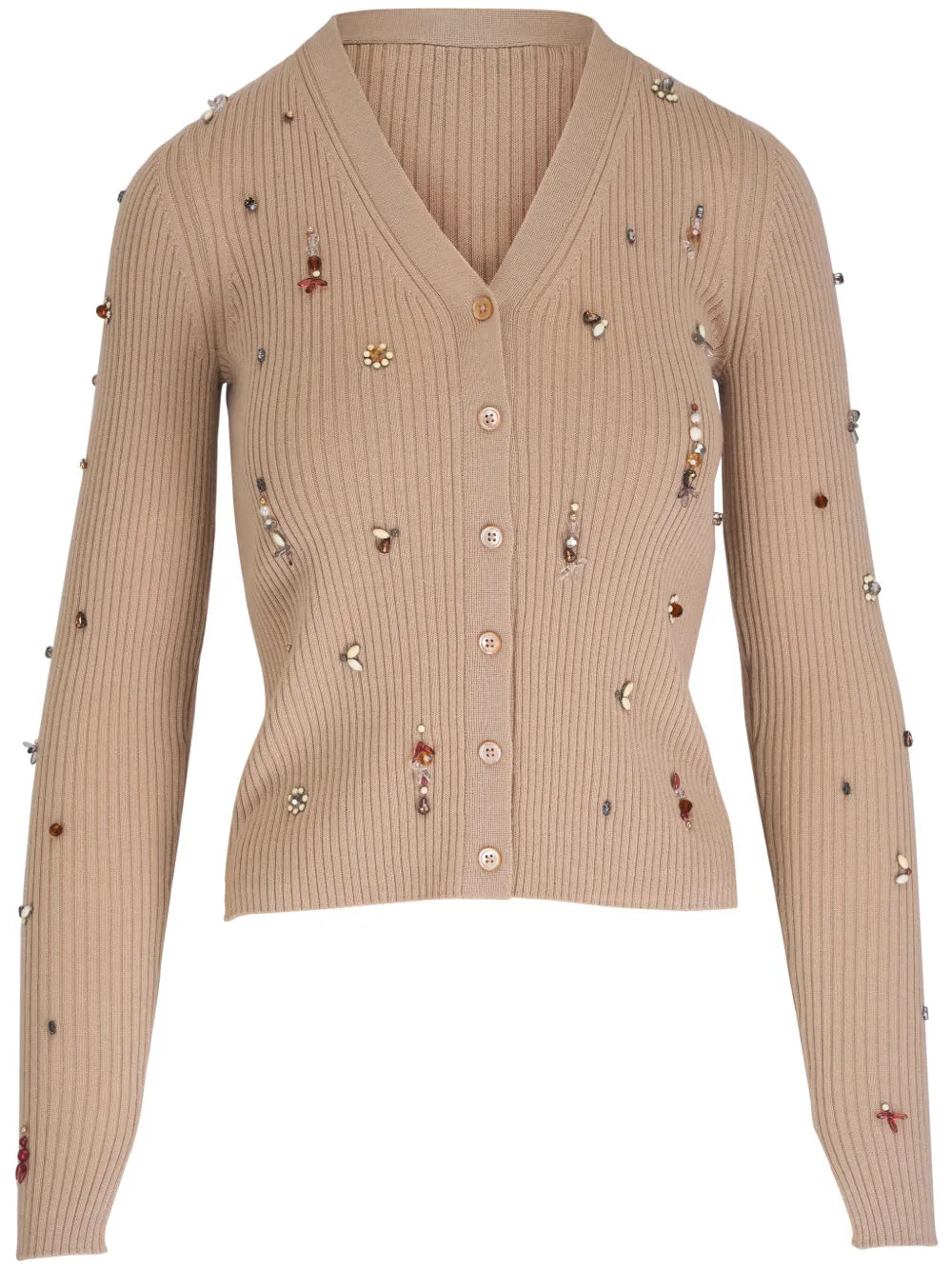 Embellished Wool Cardigan