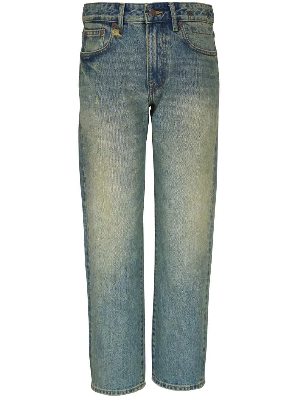 Logo-Appliqué Straight Jeans