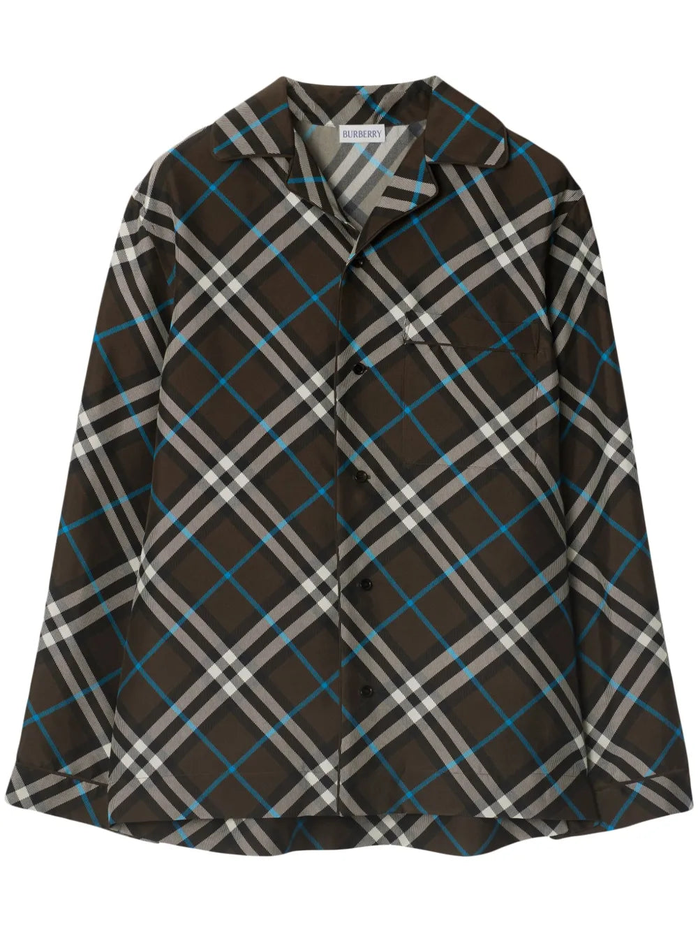 Vintage Check Silk Shirt