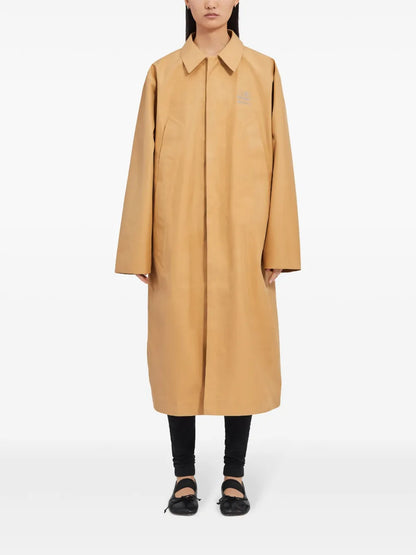 Classic-Collar Trench Coat