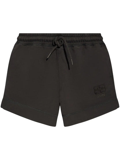 Logo-Embroidered Organic Cotton Track Shorts