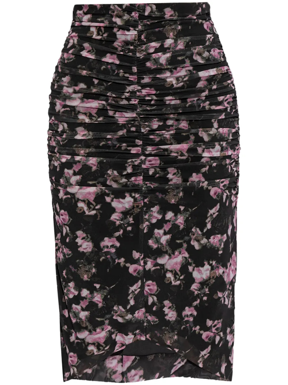 Floral-Print Pencil Skirt