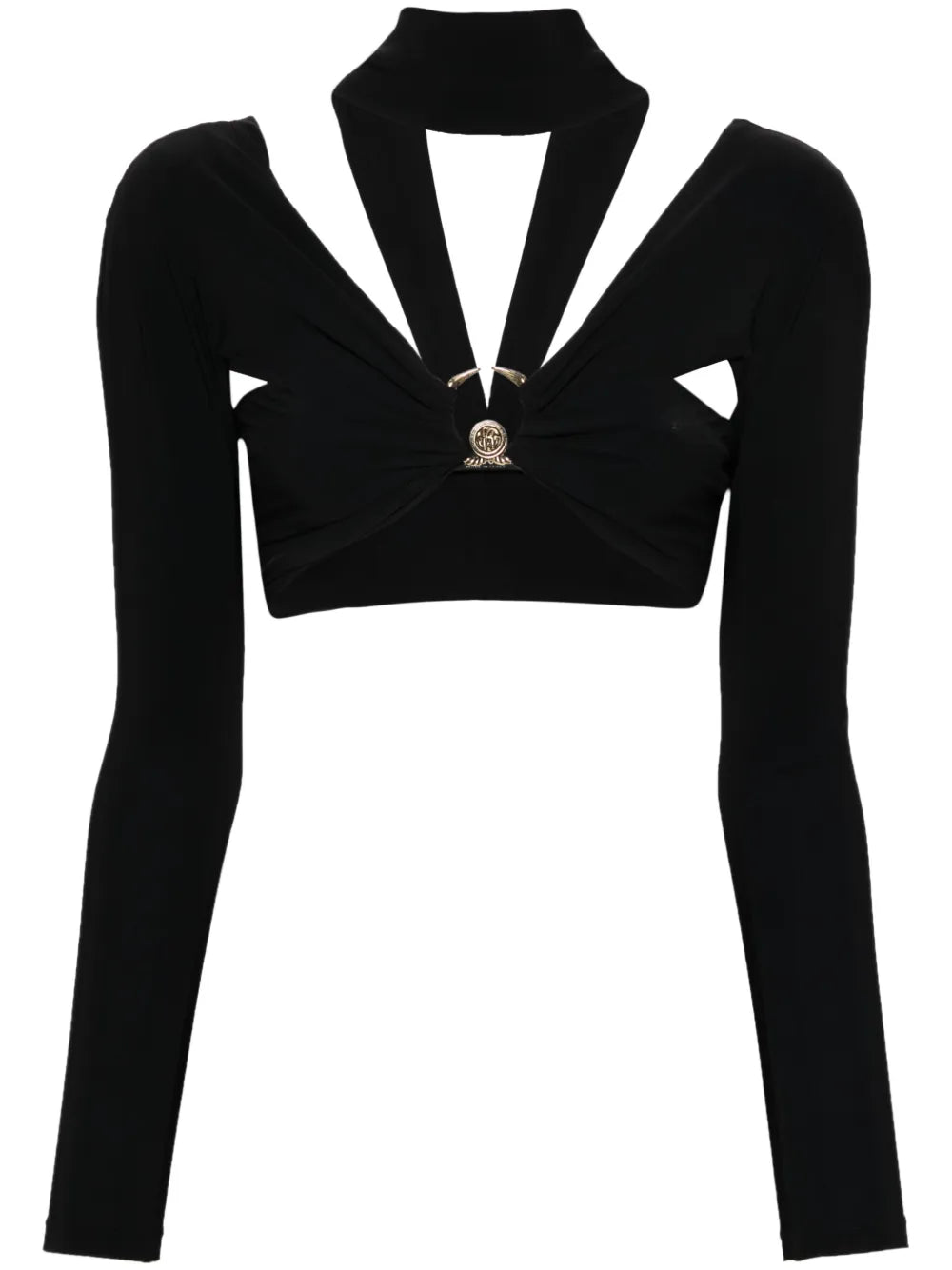 Long-Sleeve Cropped Top