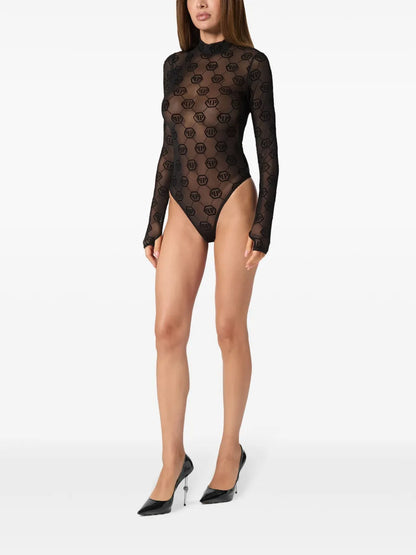 Monogram Tulle Body