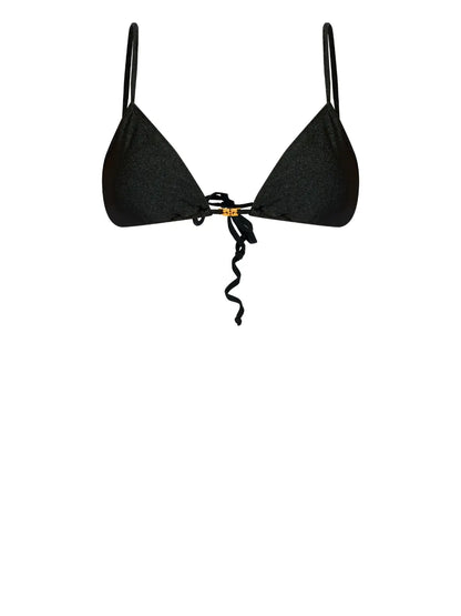 Logo-Plaque Bikini Top