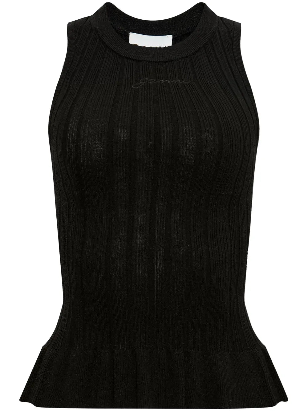 Logo-Embroidered Ribbed Tank Top