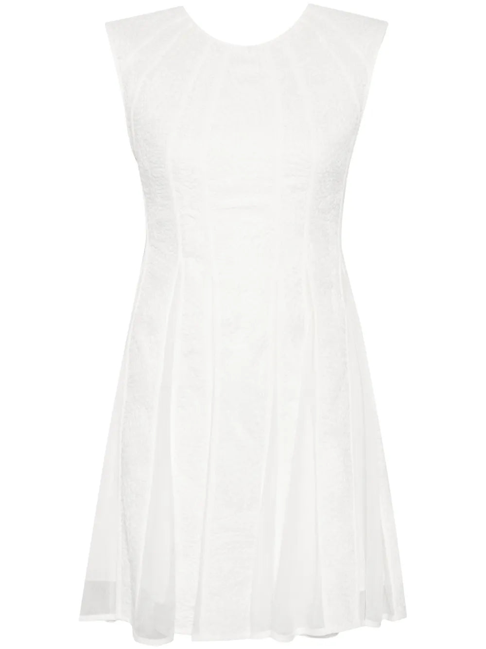Soleil Jacquard Flared Minidress