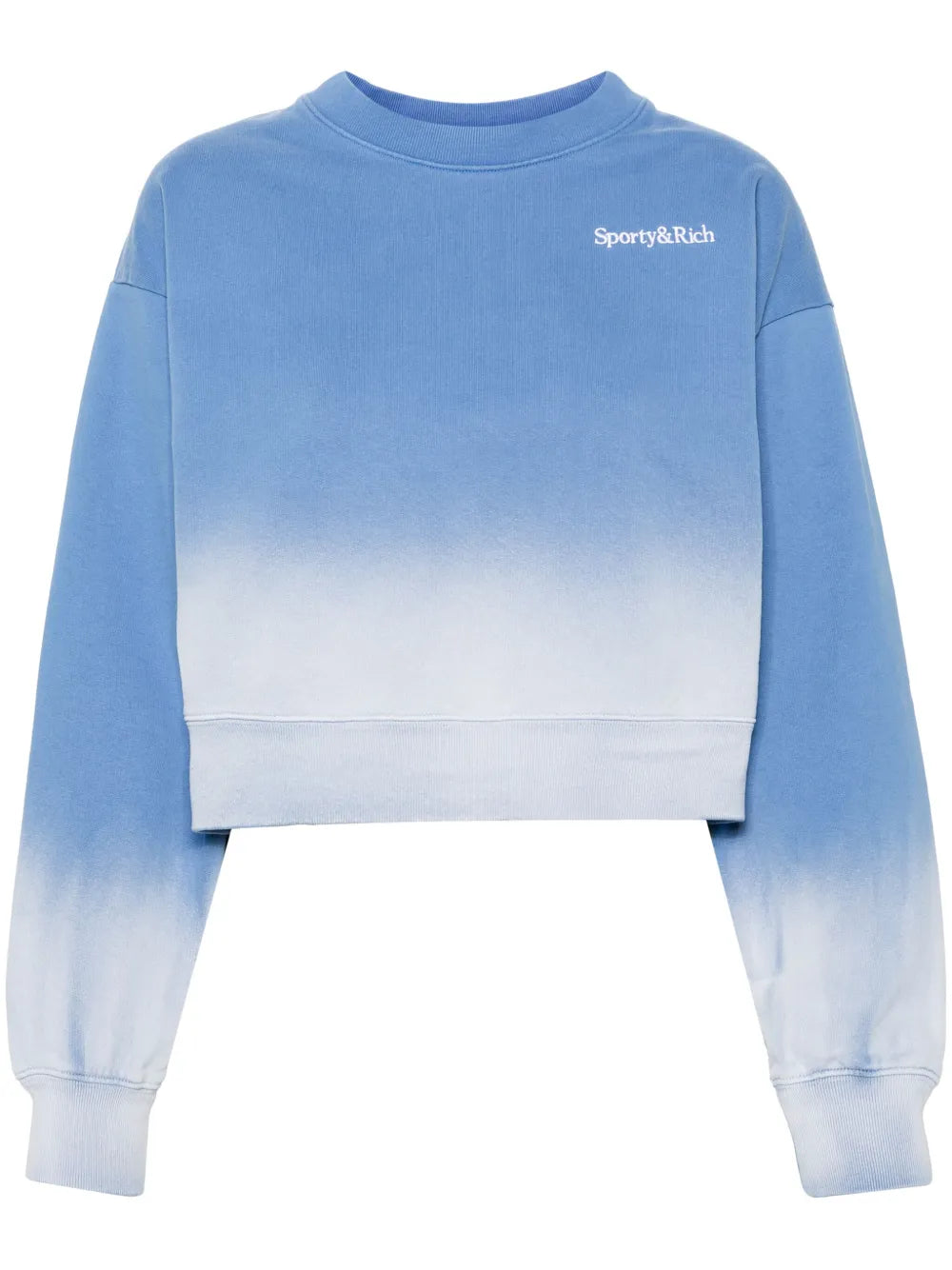 Logo-Embroidered Cropped Sweatshirt