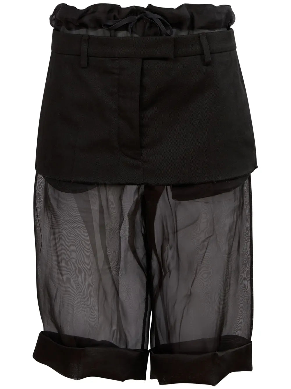 Deconstructed Layered Midi Skirt