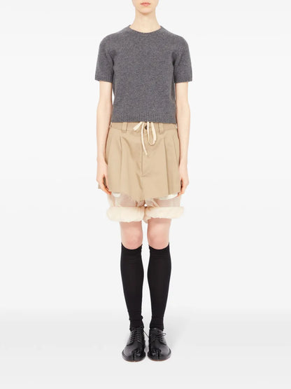 Crew-Neck Wool T-Shirt