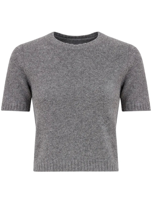 Crew-Neck Wool T-Shirt