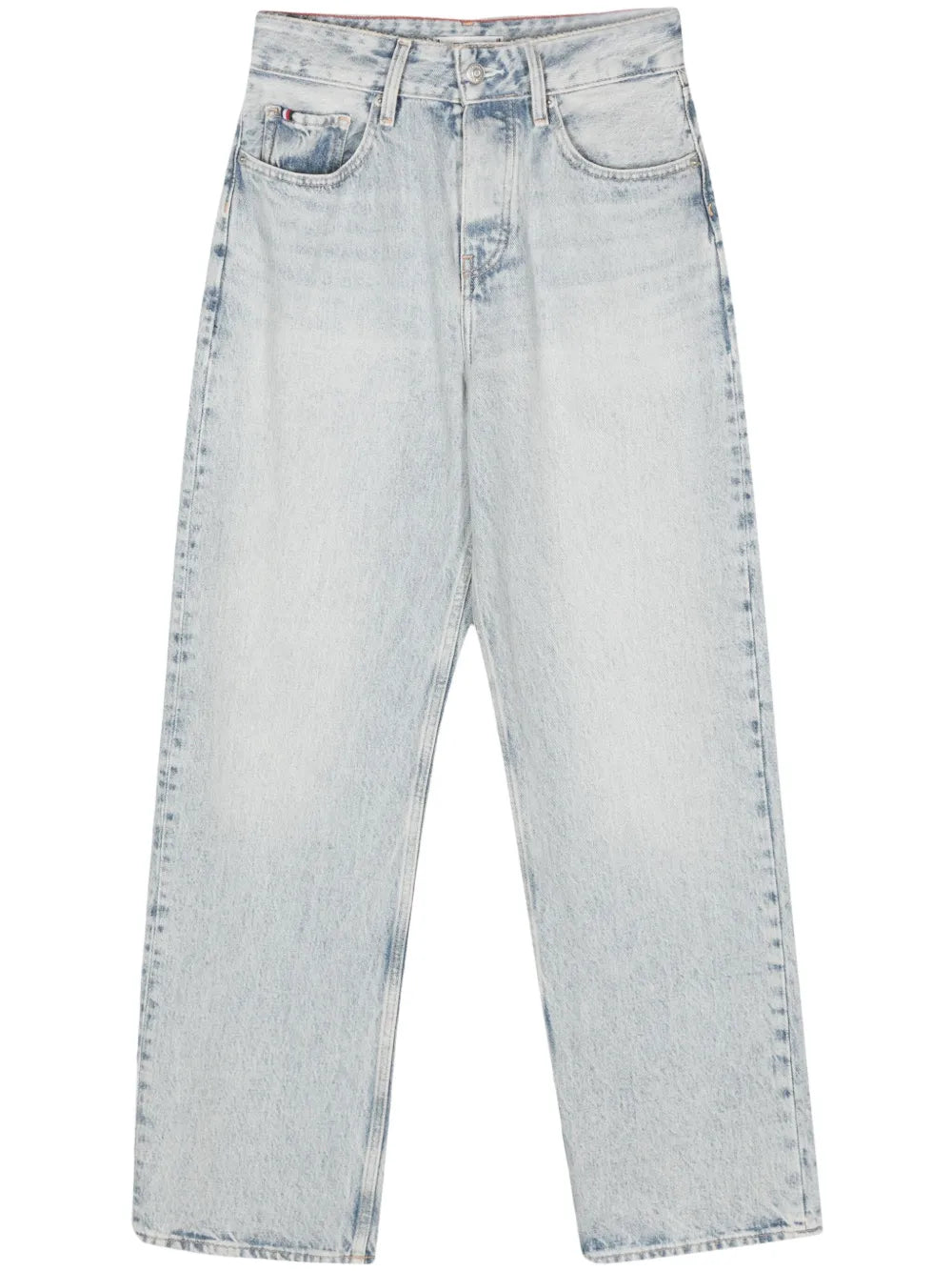 High-Rise Straight Jeans