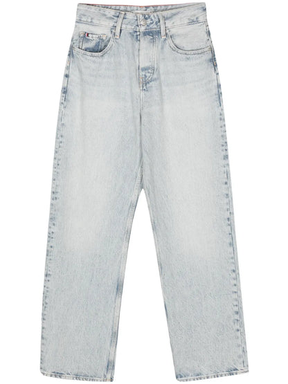 High-Rise Straight Jeans