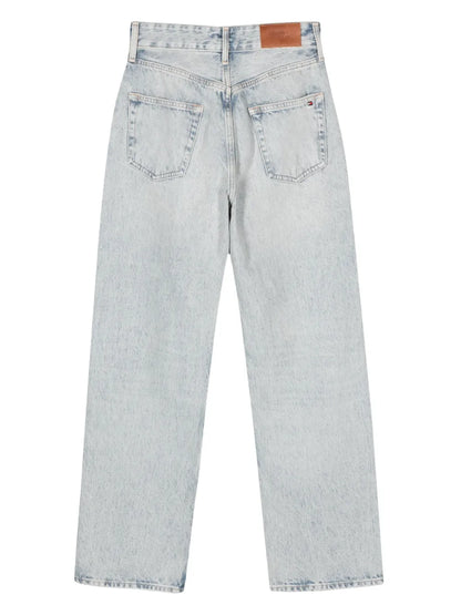 High-Rise Straight Jeans