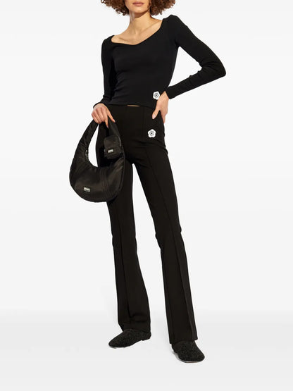 Boke Flower 2.0 Embroidered Flared-Leg Trousers