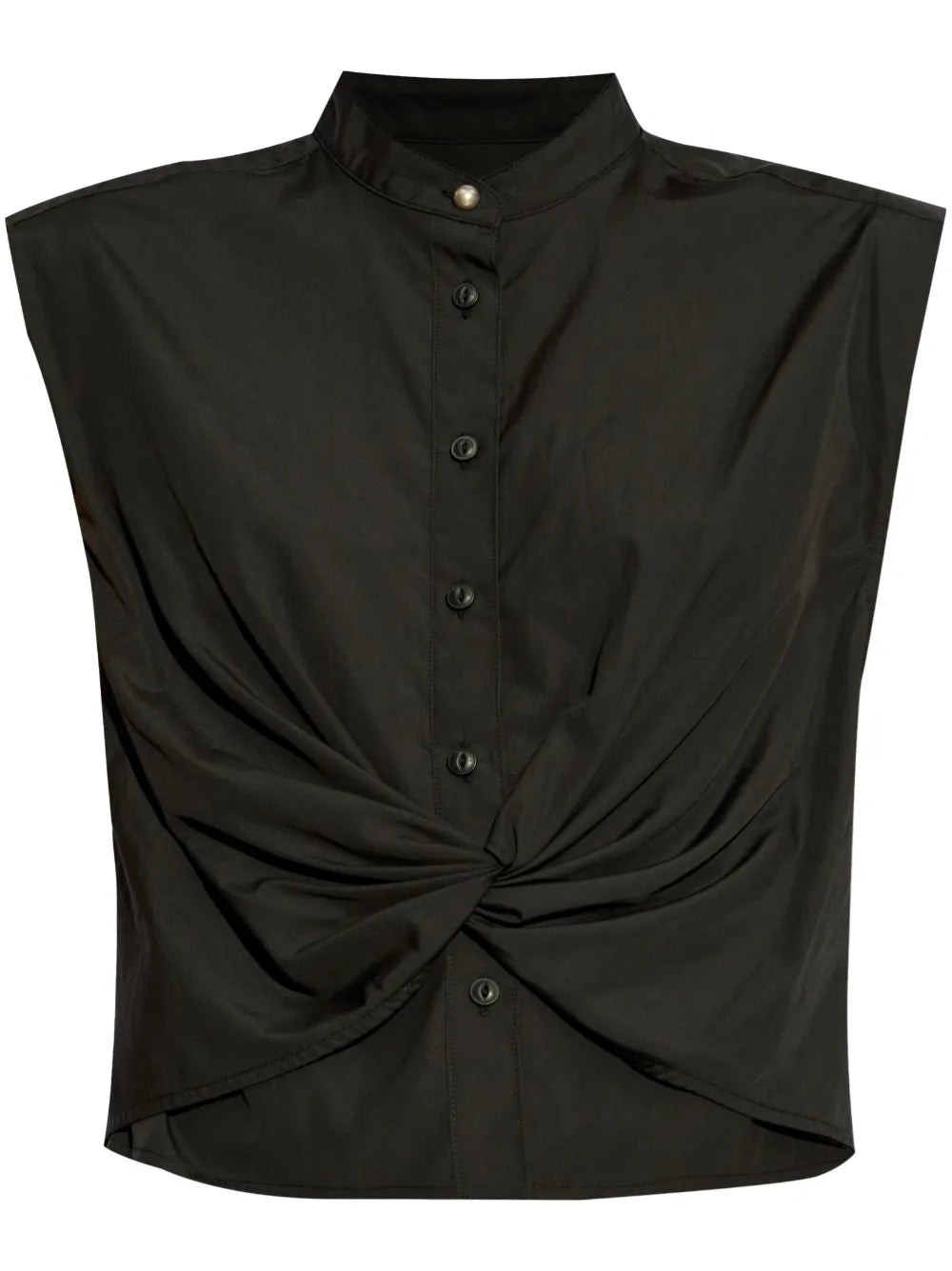 Pearl-Detail Cotton Shirt