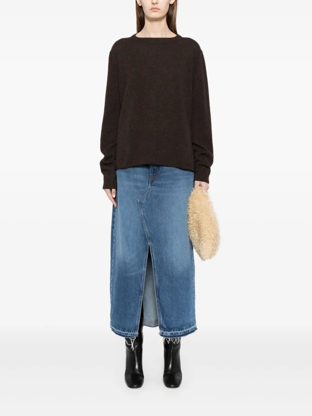Crew-Neck Long-Sleeve Jumper