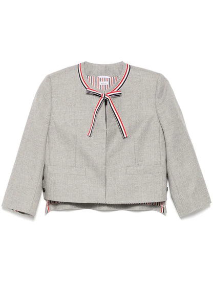 Flannel Cropped Jacket