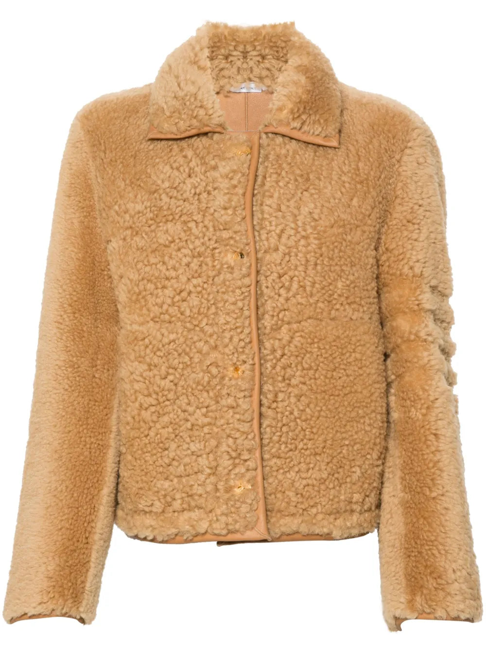 Button-Up Shearling Jacket