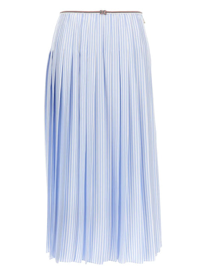 Striped Midi Skirt