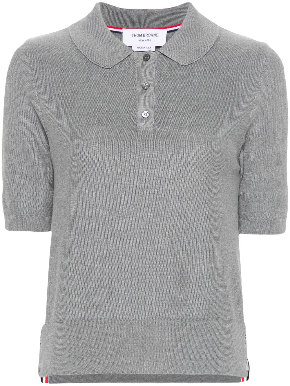 4-Bar Piqué-Knit Polo Shirt