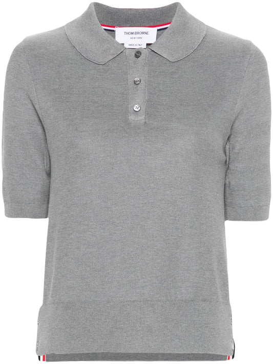 4-Bar Piqué-Knit Polo Shirt