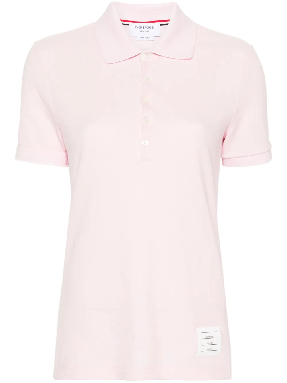 Logo-Patch Piqué Polo Top