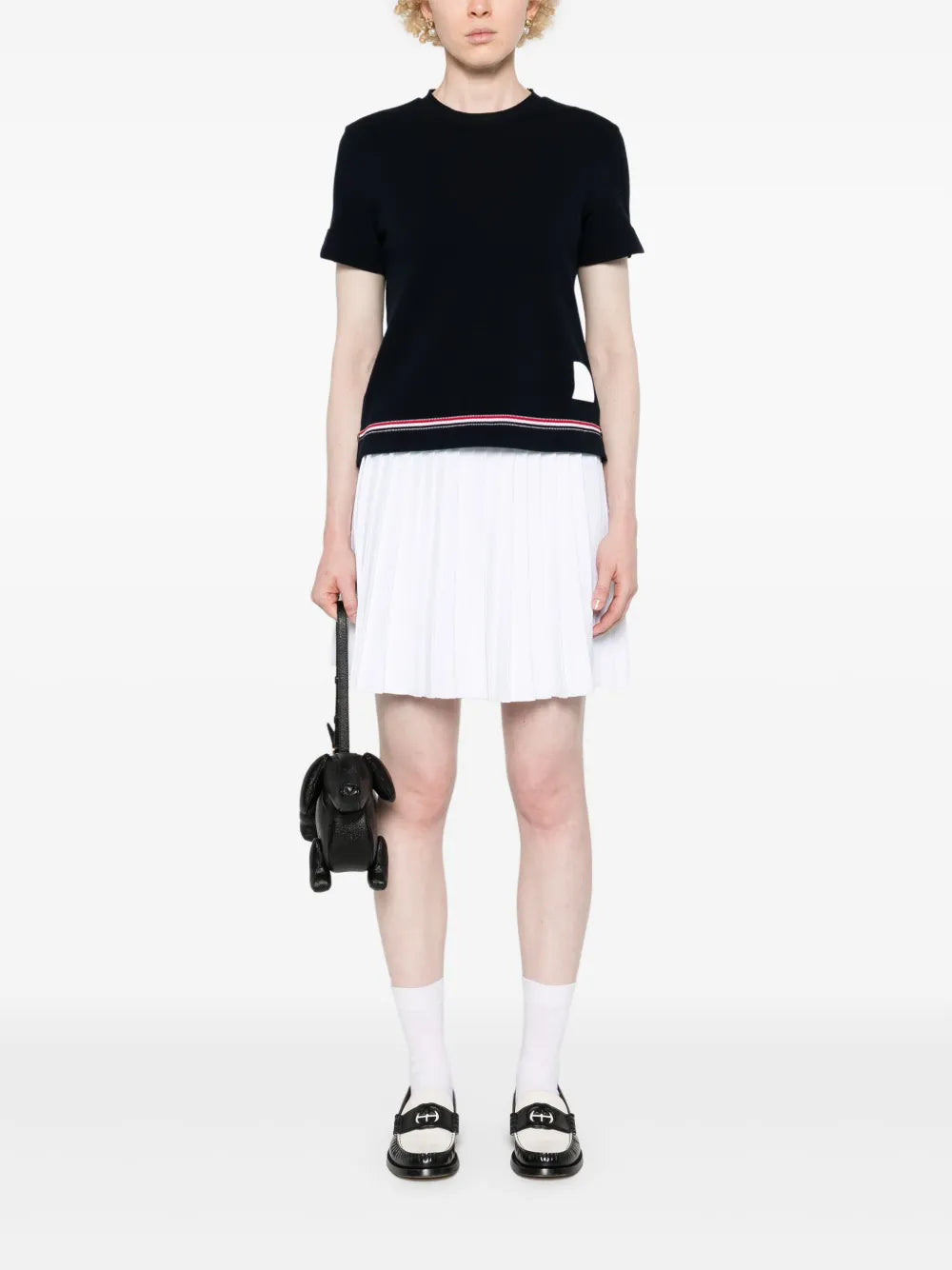 Piqué Logo-Patch Jumper