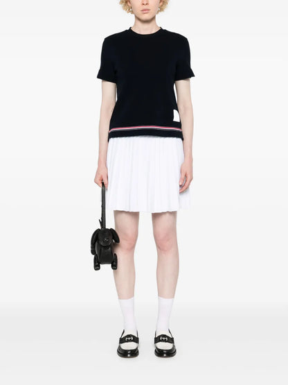 Piqué Logo-Patch Jumper