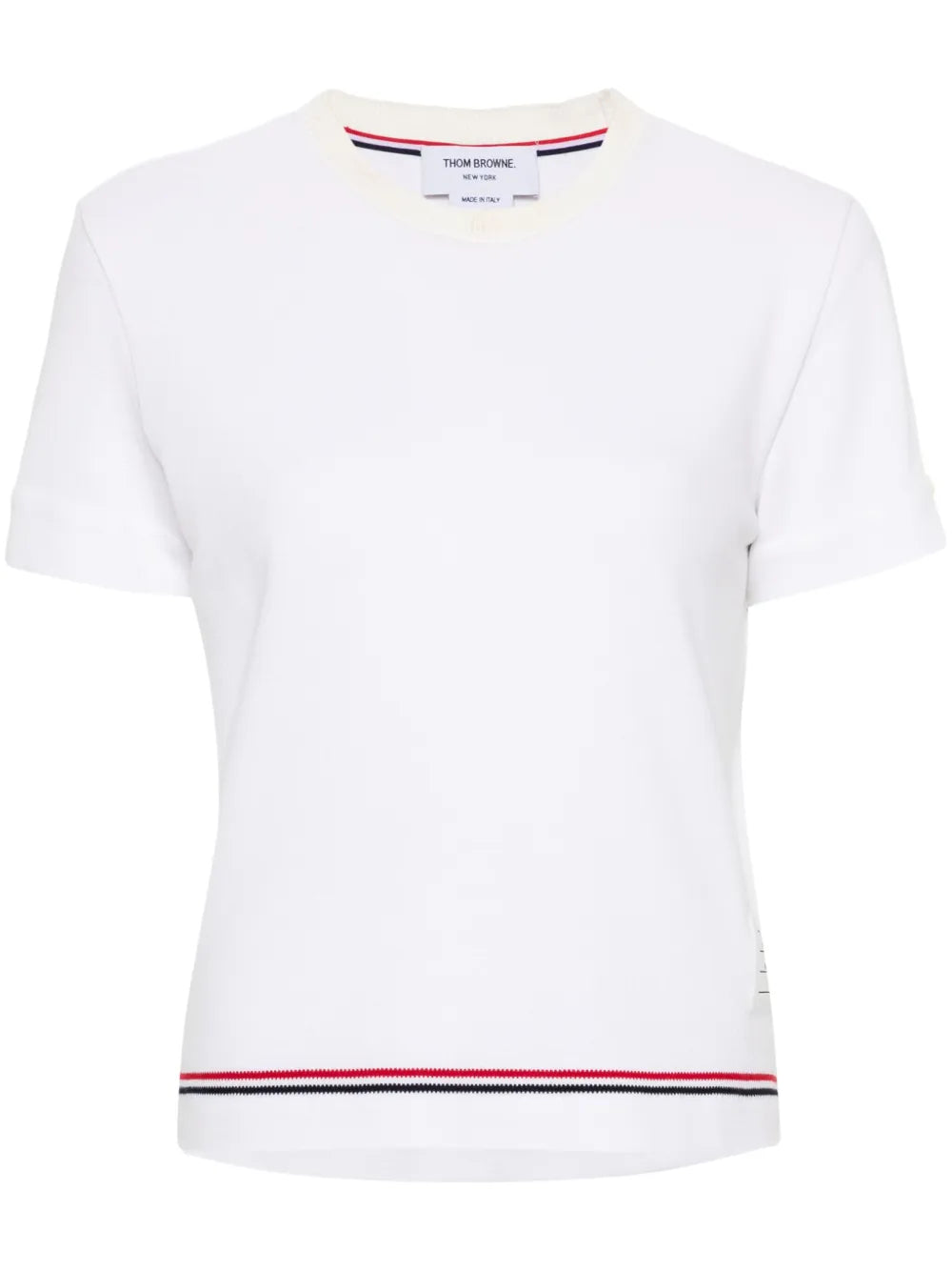 Rwb-Stripe Piqué-Knit Top