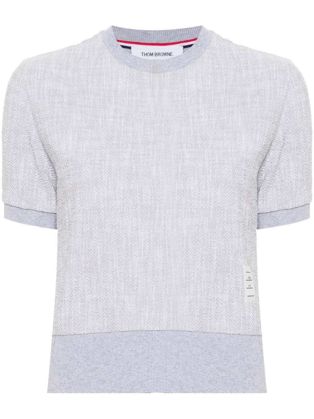 Bouclé Logo-Patch T-Shirt