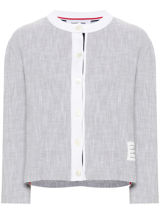 Tweed Cotton Cardigan