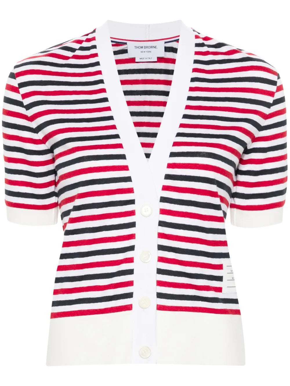 Striped Linen Cardigan