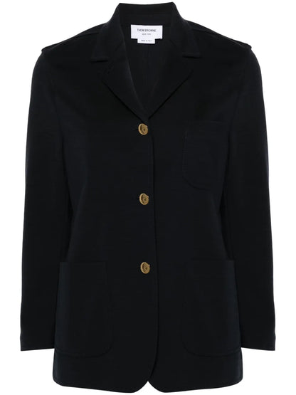 Wool Single-Breasted Blazer