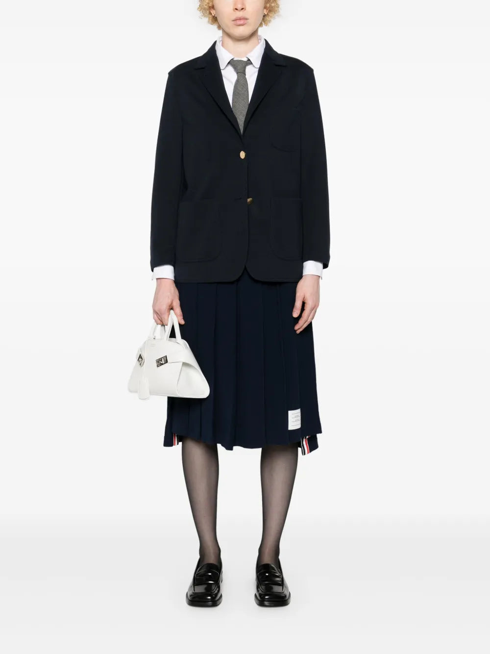 Wool Single-Breasted Blazer