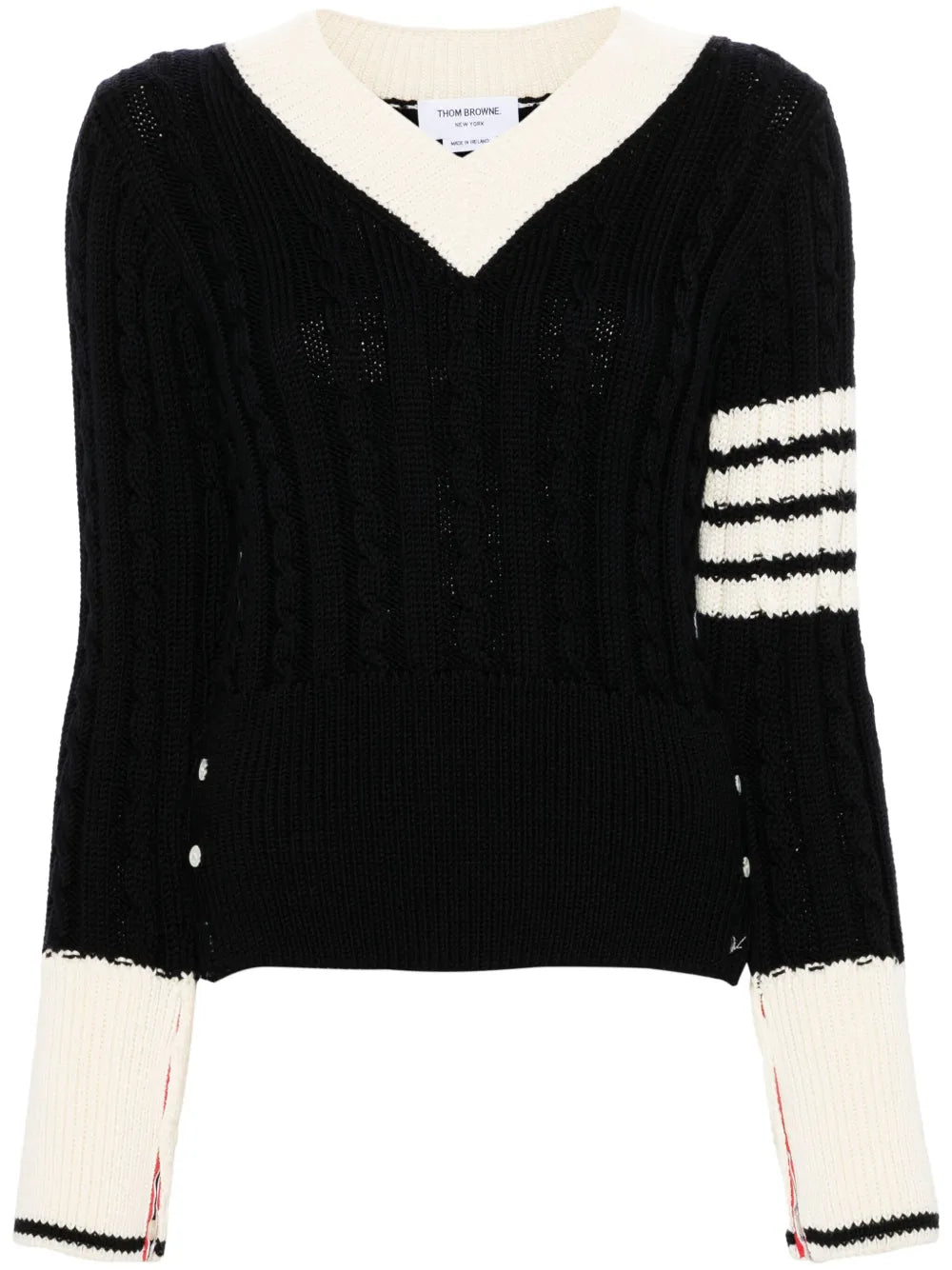 4-Bar Cable-Knit Jumper