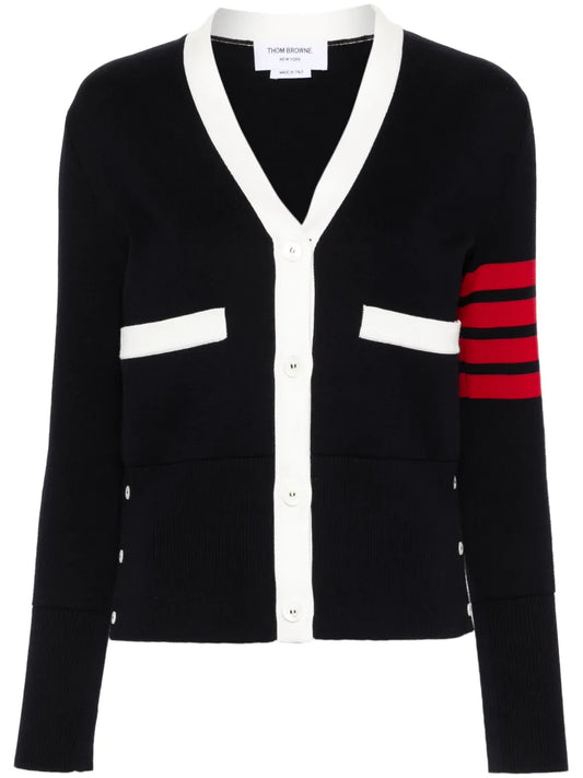 V-Neck Cotton Cardigan