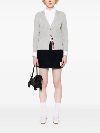 Rwb-Stripe Ribbed Cardigan