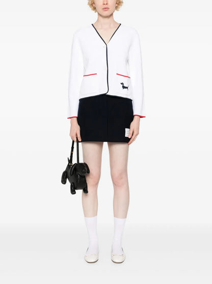 Pointelle-Knit Cardigan