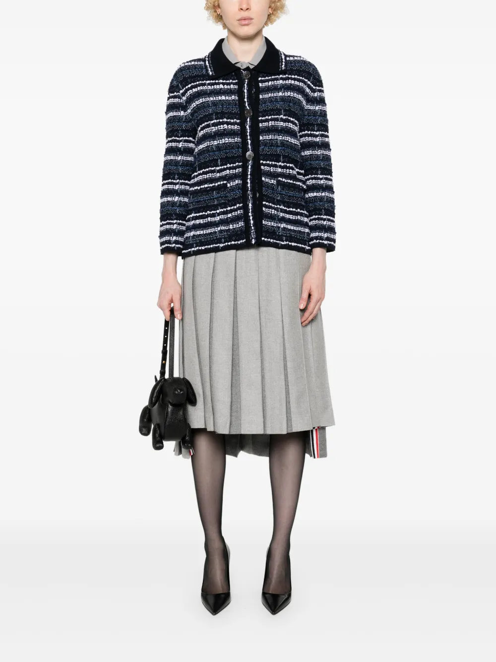 Bouclé Construction Tweed Jacket