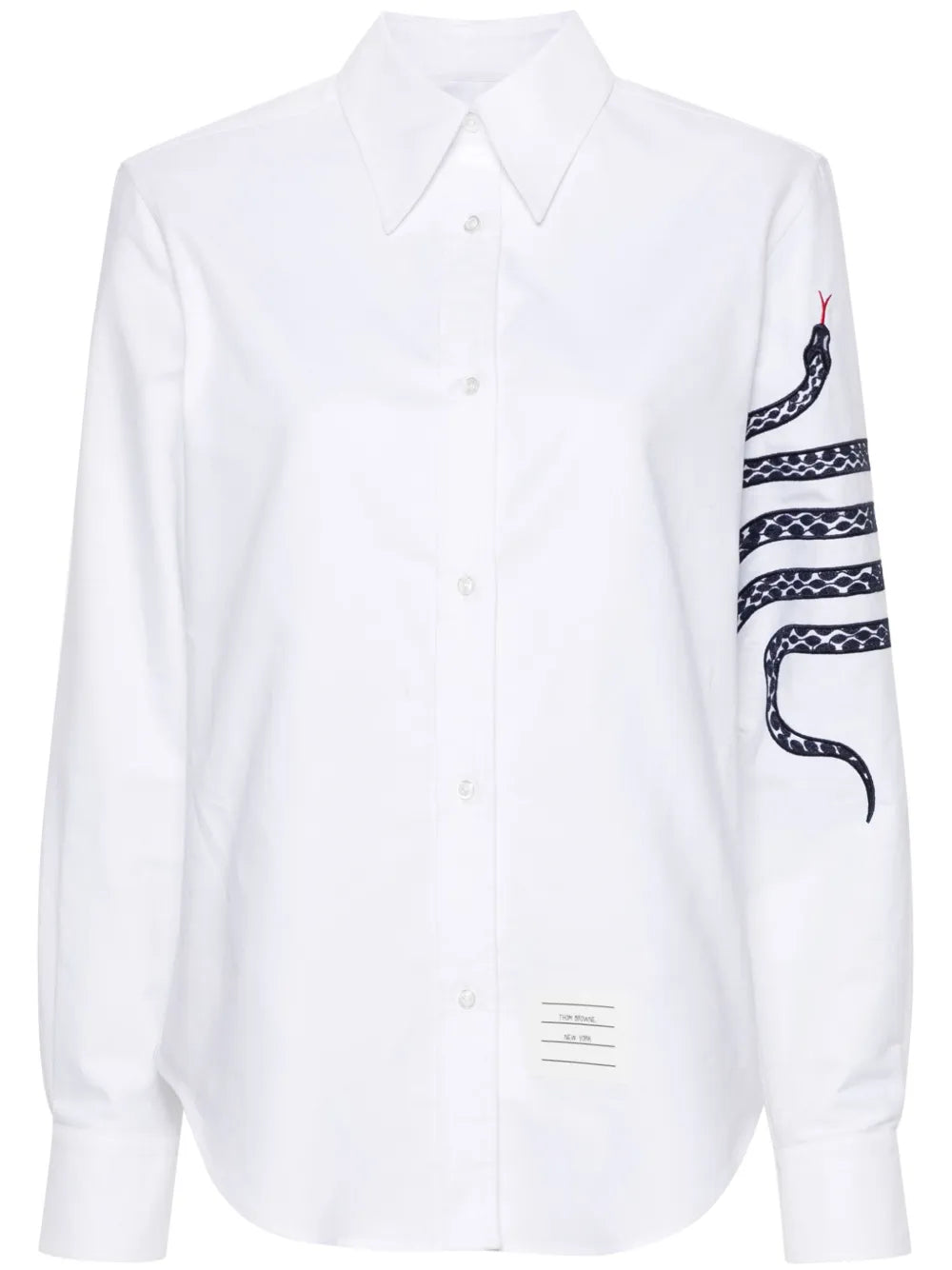 Snake 4-Bar Cotton Shirt