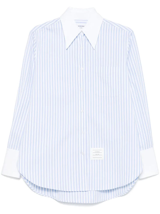 Striped Poplin Shirt