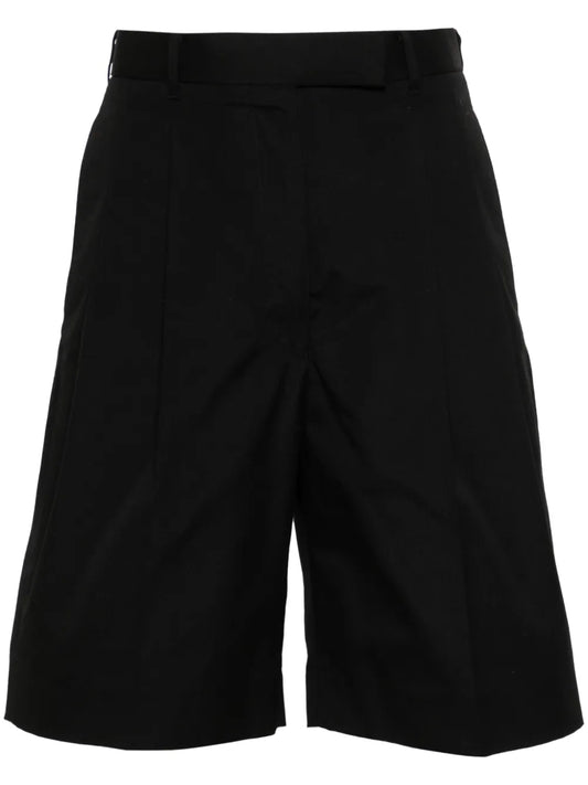 High-Waisted Double-Pleat Shorts