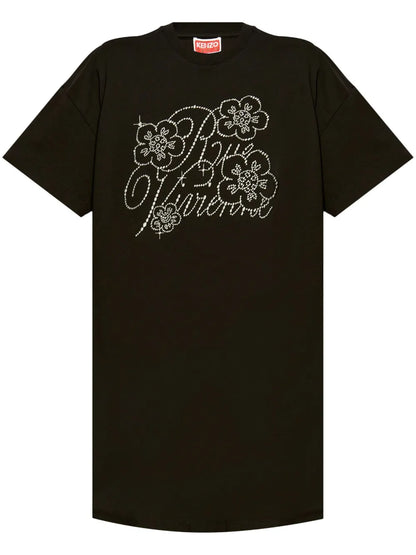 Stud-Embellished T-Shirt Dress