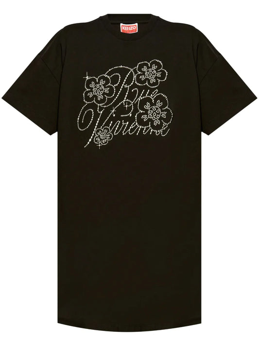 Stud-Embellished T-Shirt Dress