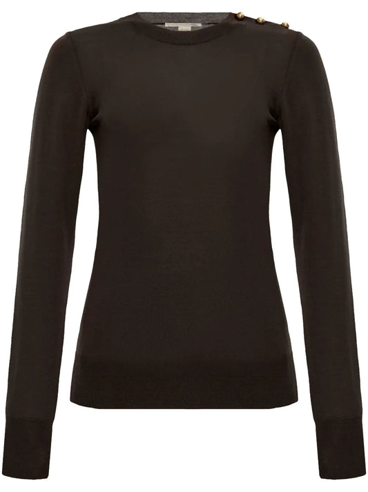 Fine-Knit Wool Jumper