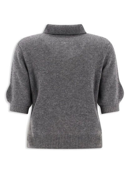 Logo-Appliqué Cashmere Sweater