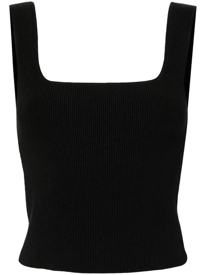 Julia Ribbed-Knit Tank Top